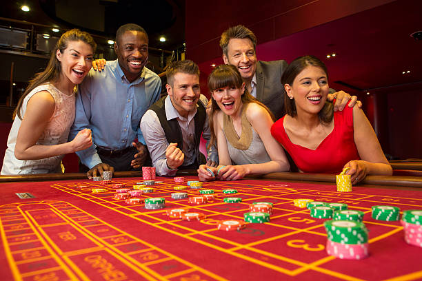 Live blackjack and roulette studio screens on mobile device